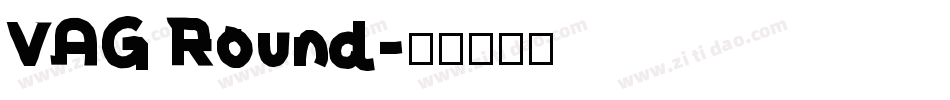 VAG Round字体转换